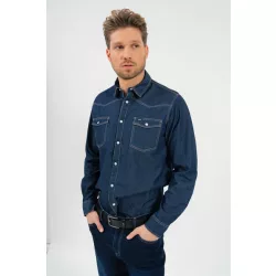 Budmil férfi ing-regular fit farmering - 20450248-001