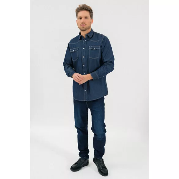 Budmil férfi ing-regular fit farmering - 20450248-001