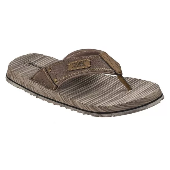 Skechers férfi papucs-205719-BRN