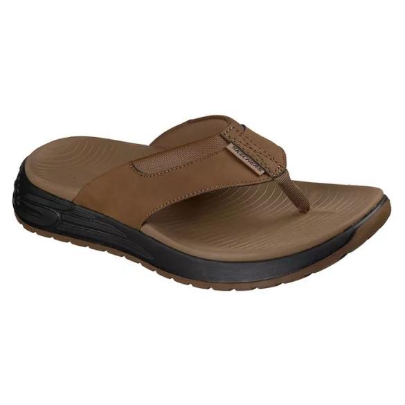 Skechers férfi papucs-211359-BRN