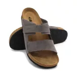 Leon Comfort férfi papucs-4704 szurke