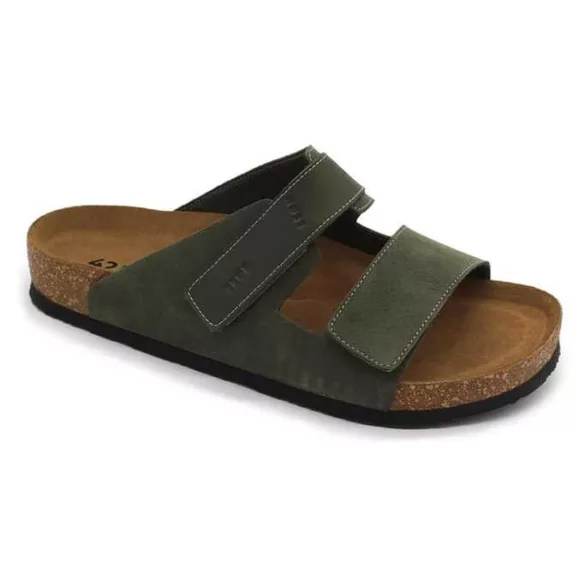 Leon Comfort férfi papucs-4704 zold