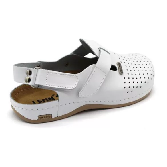 Leon Comfort férfi szandál-701 Fehér