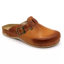 Leon Comfort férfi papucs-707 barna