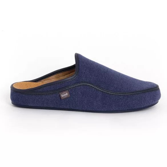 Scholl férfi papucs-Brandy kék - F308531007
