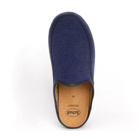 Scholl férfi papucs-Brandy kék - F308531007