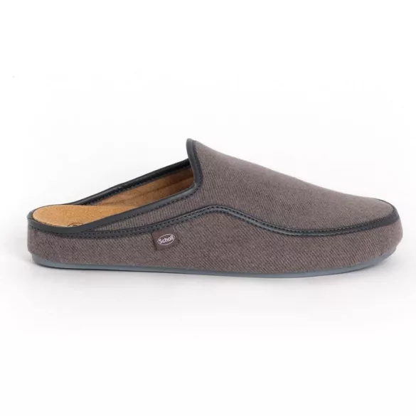 Scholl férfi papucs-Brandy szürke - F308531029