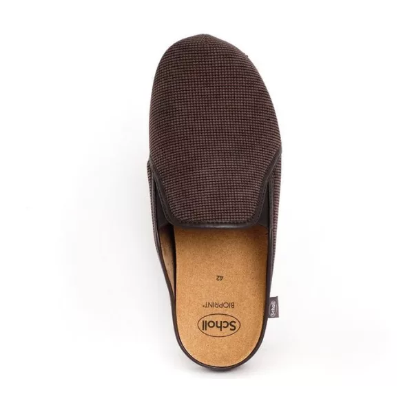 Scholl férfi papucs-Felce barna - F309741019