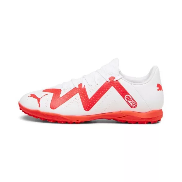 Puma FUTURE PLAY TT PUMA White-Fire Orchid Férfi foci cipő - SM-107381-01