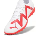 Puma FUTURE PLAY TT PUMA White-Fire Orchid Férfi foci cipő - SM-107381-01