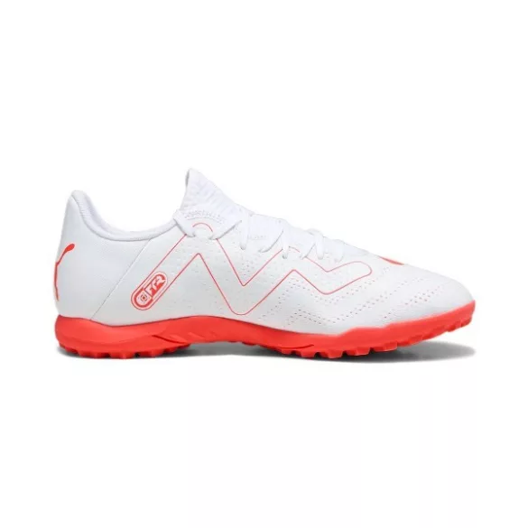 Puma FUTURE PLAY TT PUMA White-Fire Orchid Férfi foci cipő - SM-107381-01