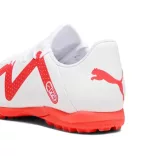 Puma FUTURE PLAY TT PUMA White-Fire Orchid Férfi foci cipő - SM-107381-01