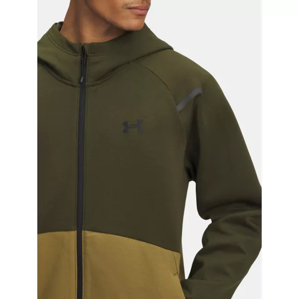 Under Armour Férfi pulóver Under Armour UA Unstoppable Flc FZ HD EU-GRN Férfi pulóver - SM-1389352-308