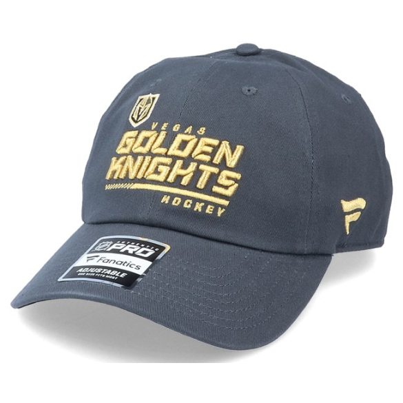 Fanatics Vegas Golden Knights Authentic Pro Locker Room Unstructured Adjustable Cap Carbon-OS Férfi sapka - SM-19JU48052GUHCD