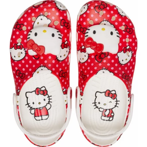 Crocs Hello Kitty Red Classic Clog Férfi papucs - SM-210575-90H