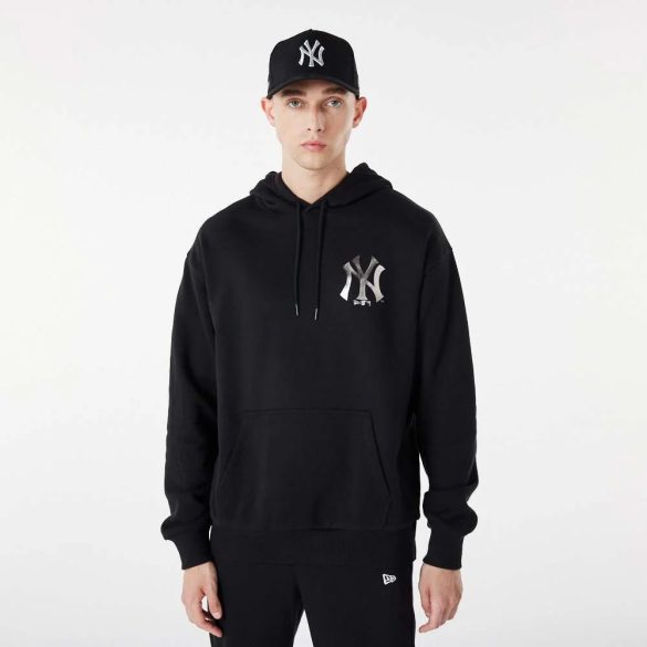 New Era MLB BP METAL PO HOODY NEYYAN BLKMTS Férfi pulóver - SM-60292364