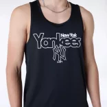 New Era MLB ESSENTIALS TANK NEYYAN BLK Férfi trikó - SM-60596198