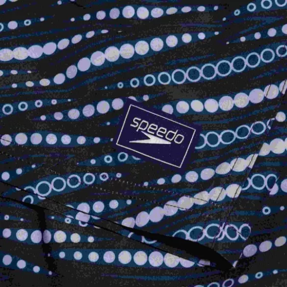 Speedo PRINT LEIS 18" WSHT BLACK/BLUE (UK) Férfi rövidnadrág - SM-8-1345314264