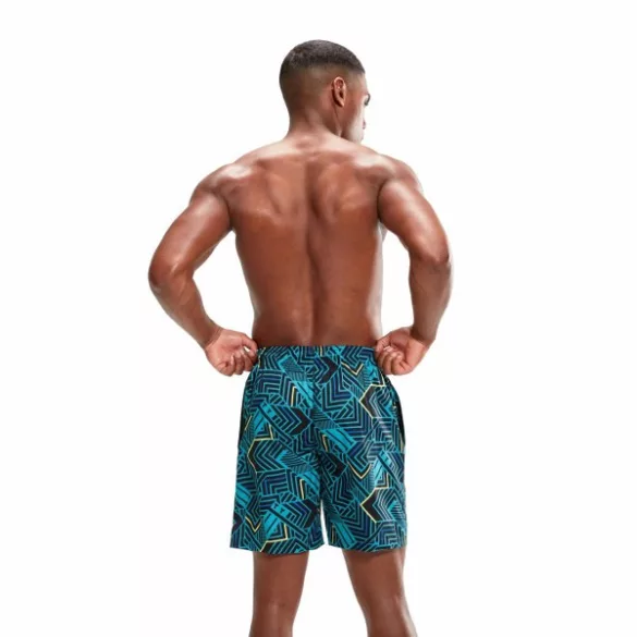 Speedo SPORT PRT 18" WSHT AM NAVY/GREEN (UK) Férfi rövidnadrág - SM-8-1353614250