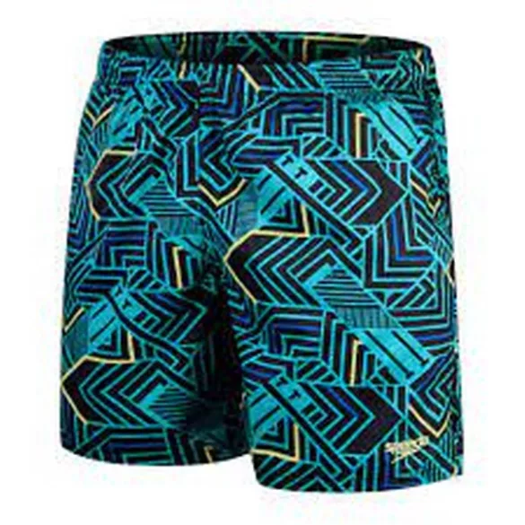 Speedo SPORT PRT 18" WSHT AM NAVY/GREEN (UK) Férfi rövidnadrág - SM-8-1353614250