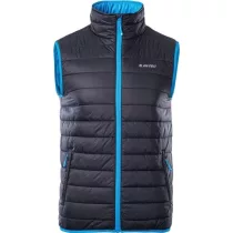 HI-TEC SOLNER Férfi mellény - SM-SOLNER-BLACK-DIVA-BLUE