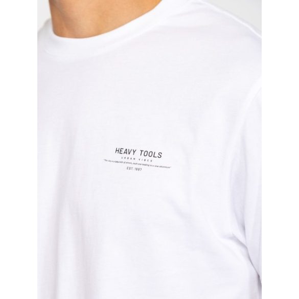 Heavy Tools férfi póló-Muwlo White