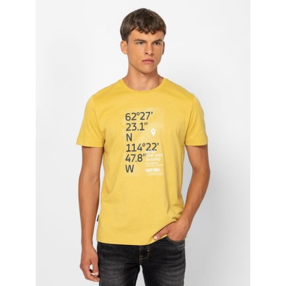 Heavy Tools férfi póló-Marico Mustard