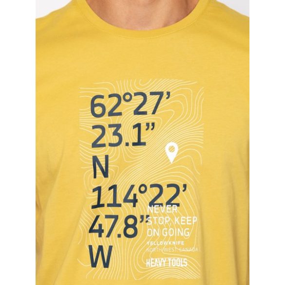 Heavy Tools férfi póló-Marico Mustard