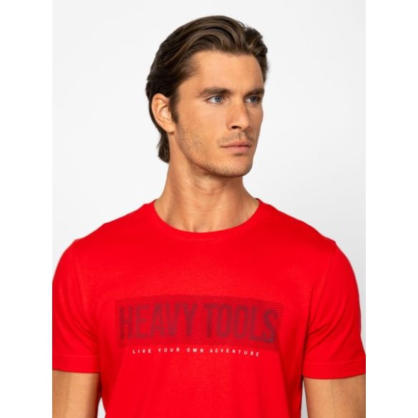 Heavy Tools férfi póló-Mareen Red