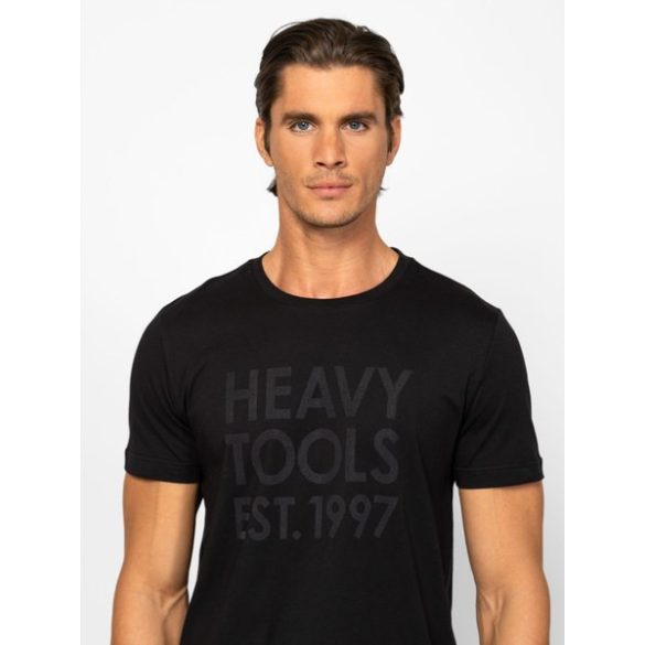 Heavy Tools férfi póló-Manzar Black