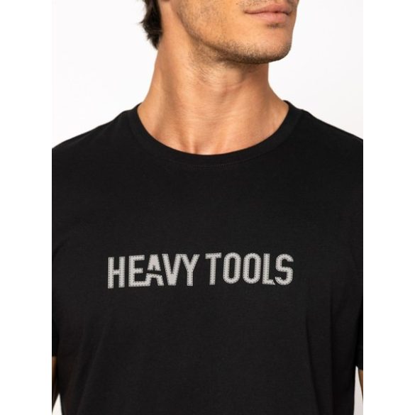 Heavy Tools férfi póló-Mangi Black