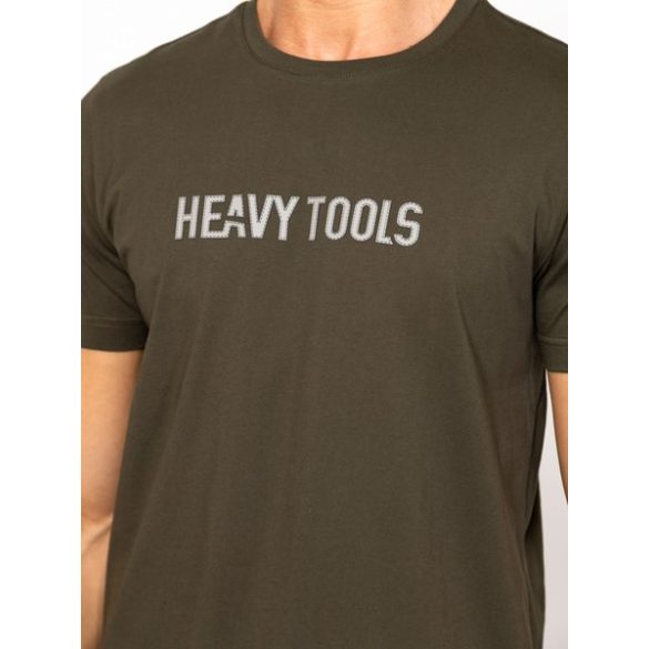 Heavy Tools férfi póló-Mangi Oilgreen