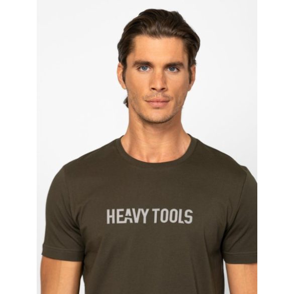 Heavy Tools férfi póló-Mangi Oilgreen