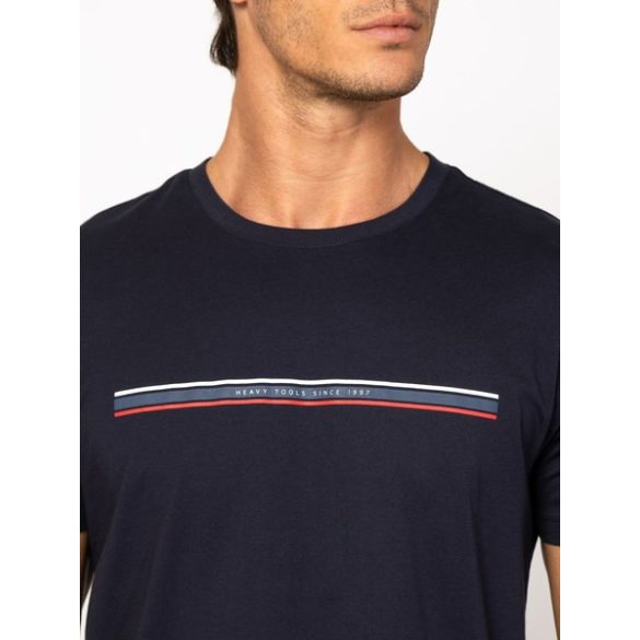 Heavy Tools férfi póló-Menio Navy