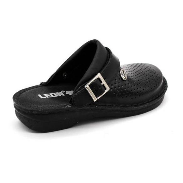 Leon Comfort férfi papucs-V202M Fekete