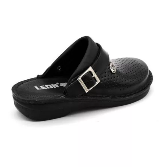 Leon Comfort férfi papucs-V202M Fekete