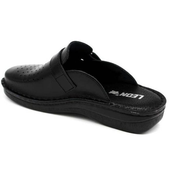 Leon Comfort férfi papucs-V230M Fekete